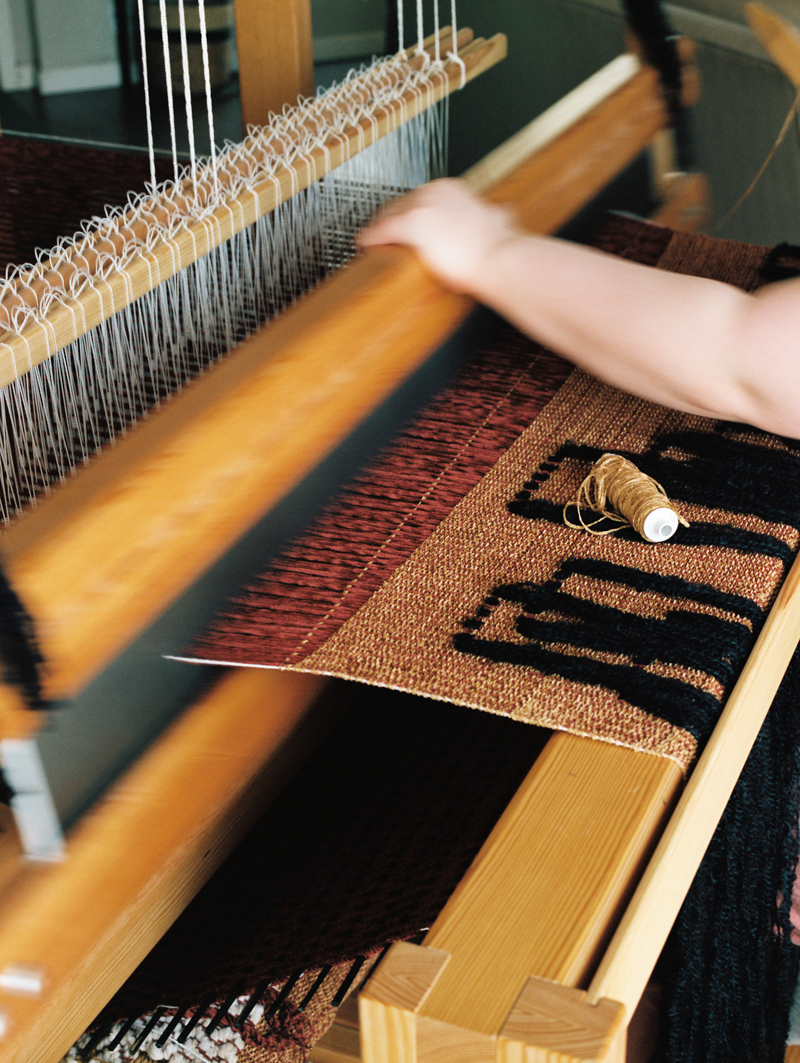 detail of loom