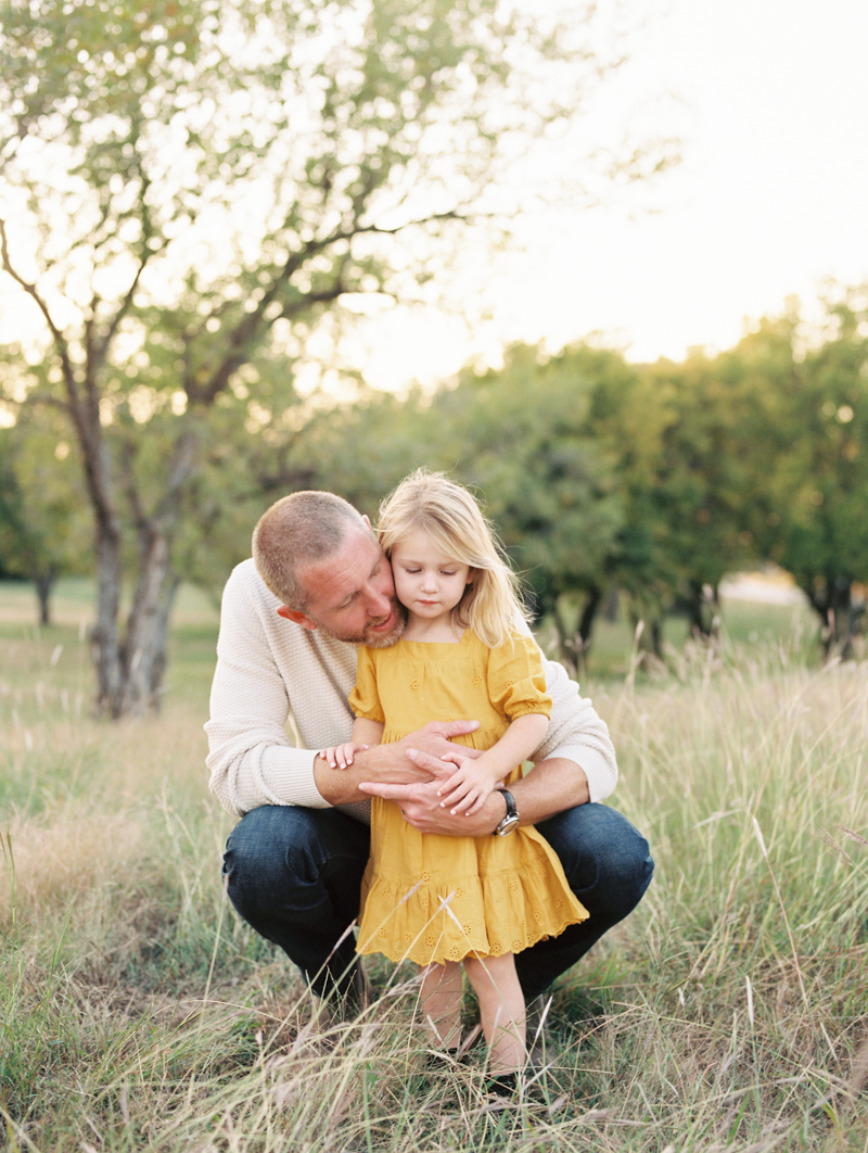 father with young daughter